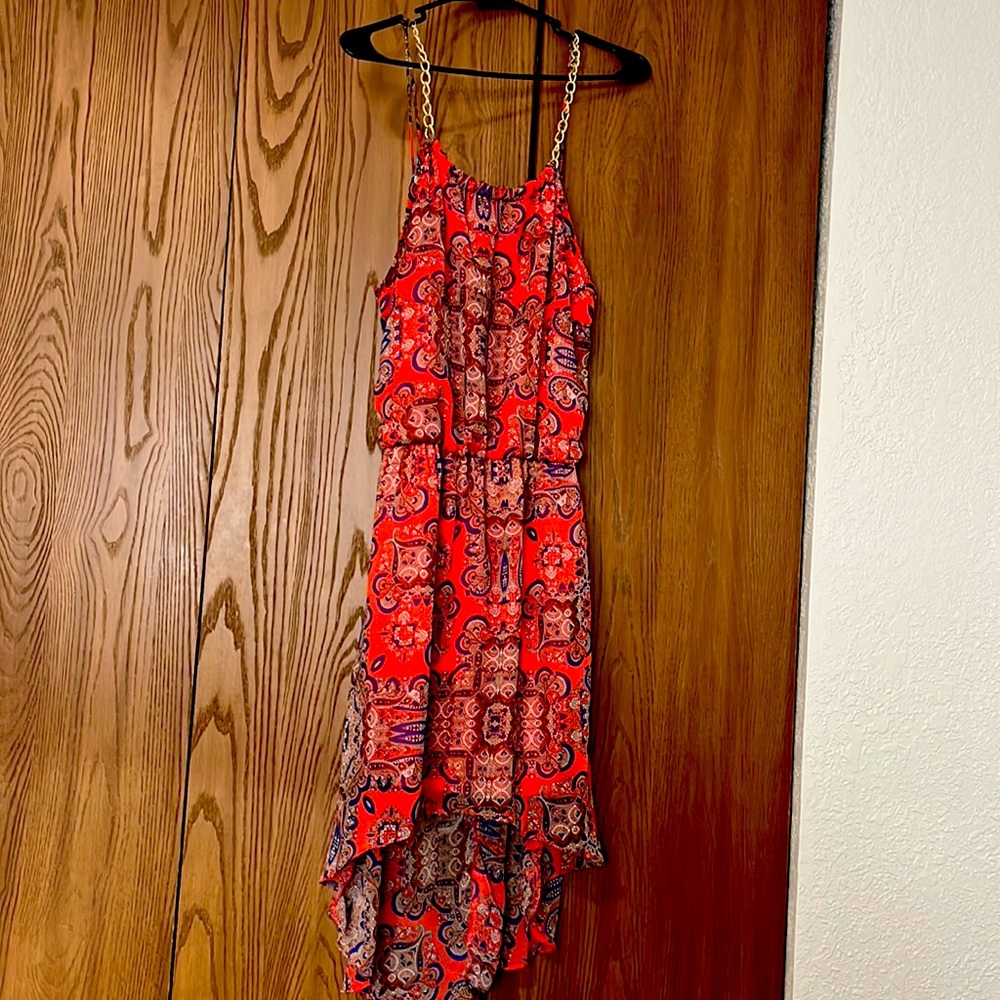 Women’s patterned pink dress